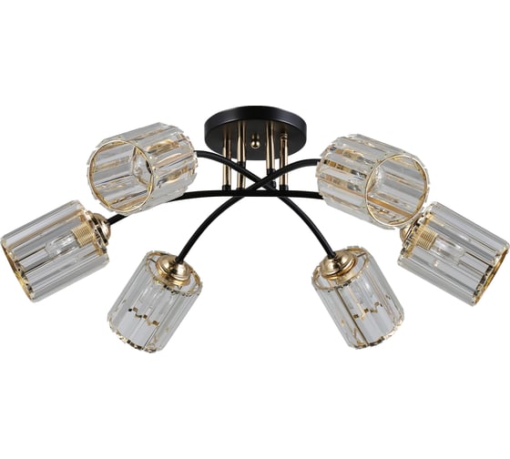 Люстра Rivoli Emanuelle 9101306 6 Е27, 60 Вт, модерн Б0053402