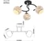 Люстра Rivoli Melissa 9139303 3xЕ27, 60 Вт, модерн Б0054901 3