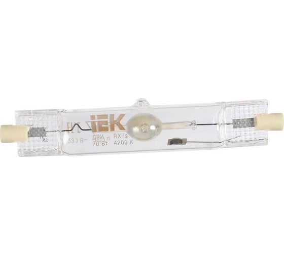 Лампа IEK ДРИ 70Вт, 4200К, RX7s MHN-TD MHL-70-4200-RX7S