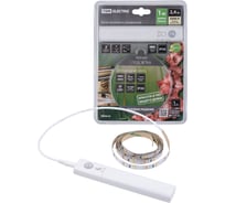 Умная подсветка TDM SMD2835-30LED/m-IP20-5В-2,4Вт-3000 К (1 м), датчик движения, 4хААА SQ0331-0502