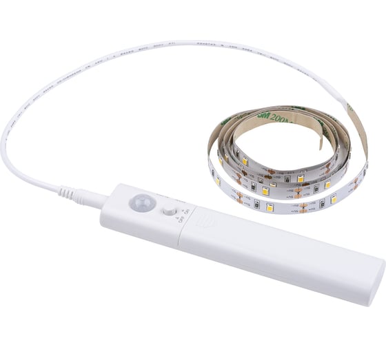 Умная подсветка TDM SMD2835-30LED/m-IP20-5В-2,4Вт-3000 К (1 м), датчик движения, 4хААА SQ0331-0502