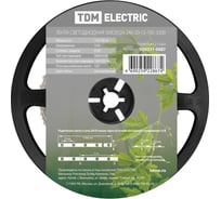 Светодиодная лента TDM ELECTRIC SMD3528-240-20-12-192-3200 240LED/м, IP20, 12В, 19,2Вт, 3200К, SQ0331-0087