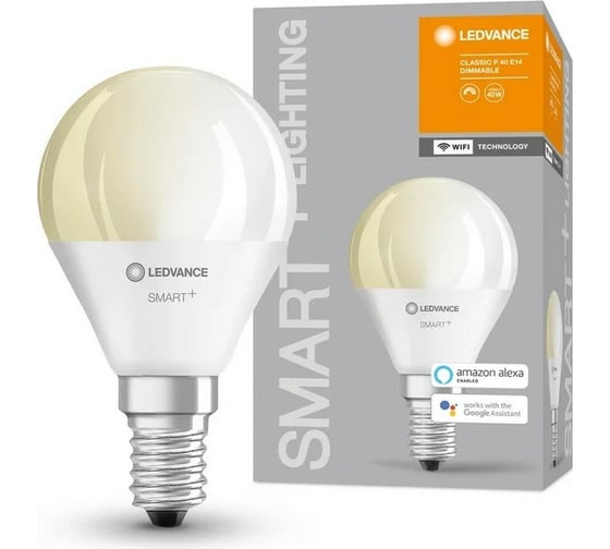 Умная WiFi лампа LEDVANCE SMART+ WiFi Mini Bulb Diable 40 5 W/2700K E14 4058075485594 1