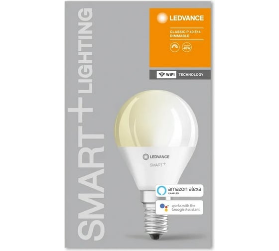 Умная WiFi лампа LEDVANCE SMART+ WiFi Mini Bulb Diable 40 5 W/2700K E14 4058075485594