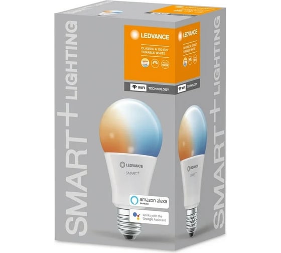 Умная WiFi лампа LEDVANCE SMART+ WiFi Classic Tunable White 100 14 W/2700…6500K E27 4058075485495