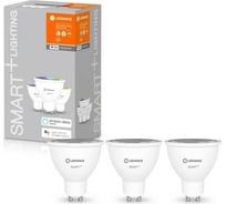 Умная WiFi лампа LEDVANCE Х3 SMART+ WiFi SPOT GU10 Multicolour 32 45° 5 W/2700…6500K GU10 (x3) 4058075486058