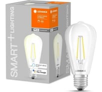 Умная WiFi лампа LEDVANCE SMART+ Filament Edison Dimmable 60 5,5W E27 4058075528277