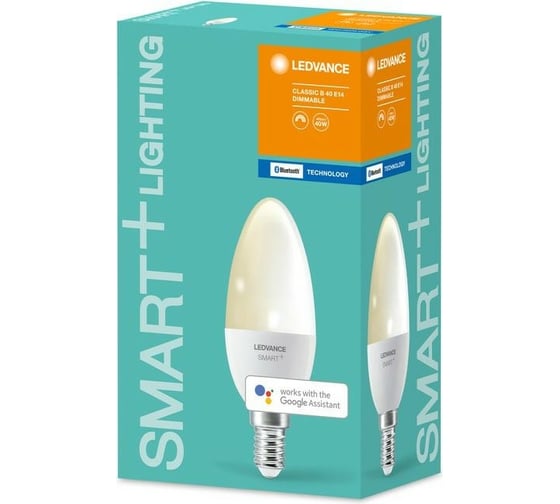 Умная Bluetooth лампа LEDVANCE SMART+ Candle Diable 40 5 W/2700K E14 4058075485211