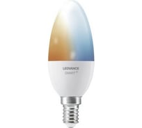 Умная Bluetooth лампа LEDVANCE SMART+ Candle Tunable White 40 5 W/2700…6500K E14 4058075485235