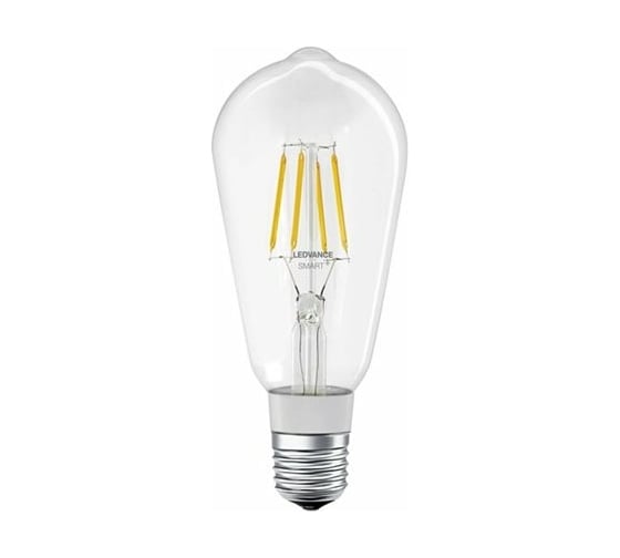 Умная Bluetooth лампа LEDVANCE SMART+ Filament Edison Dimmable 60 6 W/2700K E27 4058075208575
