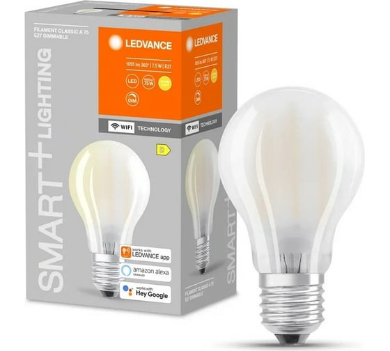 Умная WiFi лампа LEDVANCE SMARTWFA100D 11W/827 230V GLFR E27 4X1 LEDV 4058075609730