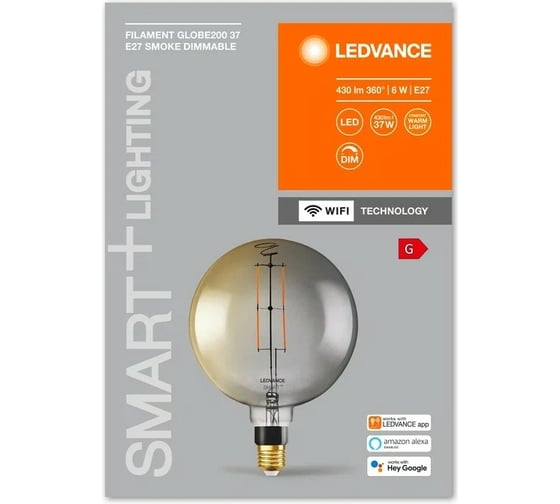 Умная WiFi лампа LEDVANCE SMART WFG20037D 6W/825 230V FILSM E272X1 LEDV 4058075609877