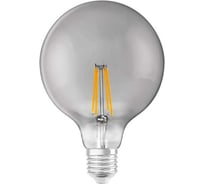 Умная WiFi лампа LEDVANCE SMART+ WiFi CL Globe125 Smoke DIM 44 6W/825 E27 4058075609853