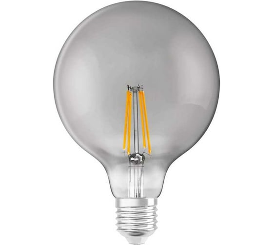 Умная WiFi лампа LEDVANCE SMART+ WiFi CL Globe125 Smoke DIM 44 6W/825 E27 4058075609853 1