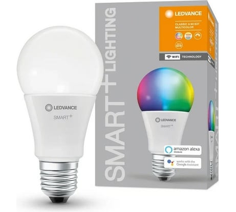 Умная WiFi лампа LEDVANCE SMART+ WiFi Classic Multicolour 60 9 W/2700…6500K E27 4058075485396
