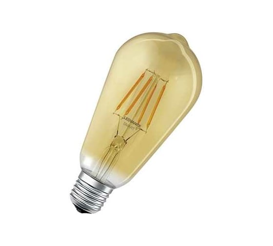 Умная WiFi лампа LEDVANCE SMART+ WiFi CL Edison Gold DIM 53 6W/824 E27 4058075610545 1