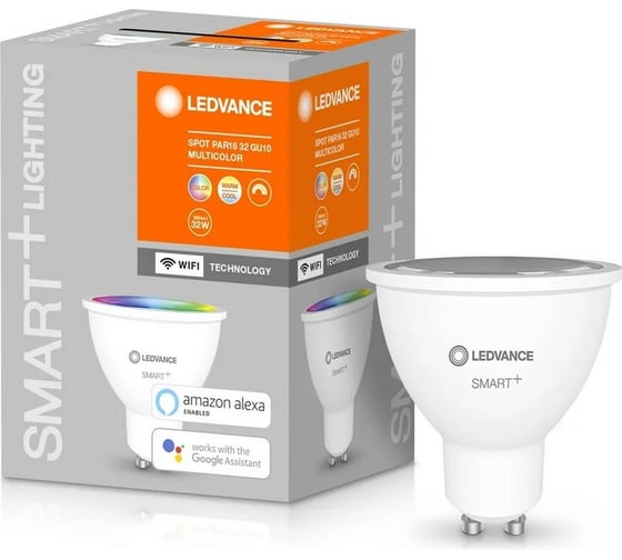Умная WiFi лампа LEDVANCE SMART+ WiFi SPOT GU10 Multicolour 32 45° 5 W/2700…6500K GU10 4058075485693
