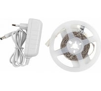 Лента светодиодная General Lighting Systems GLS-5050-30-7.2-12-IP20-PRO-6-3-KIT, 3 метра с адаптером, 7,2Вт/м, 12В, SMD5050, 10 мм, 30 диодов/м, 12 Лм/чип, IP20, 6500К - холодный белый 502021