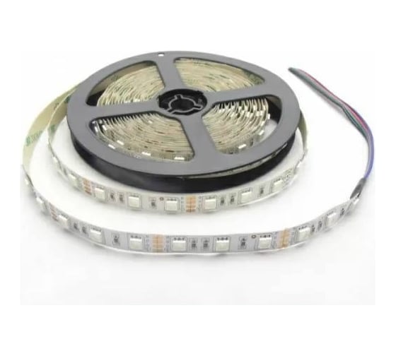 Лента светодиодная General Lighting Systems GLS-5050-60-14.4-12-IP20-4, 5 метров, 14,4Вт/м, 12В, SMD5050, 10мм, 60 диодов/м, 12 Лм/чип, IP20, 4500К - нейтральный белый 503270