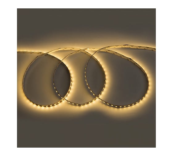 Светодиодная лента General Lighting Systems 5 м с адаптером, 9,6Вт/м, 12В, IP20, 3000К, теплый белый GLS-2835-120-9.6-12-IP20-PRO-3-5-KIT 501022