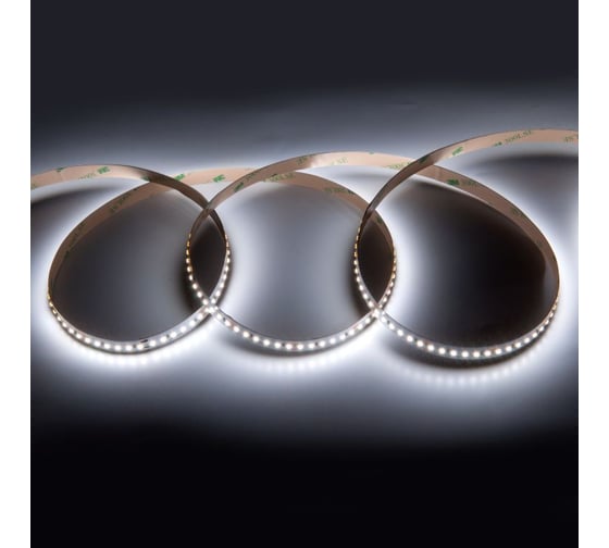 Светодиодная лента General Lighting Systems 5 м, 14,4Вт/м, 12В, SMD2835, 10мм, IP20, 6500К, холодный белый GLS-2835-180-14.4-12-IP20-6 501470