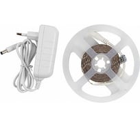 Лента светодиодная General Lighting Systems GLS-2835-60-4.8-12-IP20-PRO-6-3-KIT, 3 метра с адаптером, 4,8Вт/м, 12В, SMD2835, 8мм, 60 диодов/м, 7 Лм/чип, IP20,6500К - холодный белый 500421