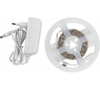 Светодиодная лента General Lighting Systems 3 м с адаптером, 7,2Вт/м, 12В, IP20, 3000К, теплый белый GLS-5050-30-7.2-12-IP20-PRO-3-3-KIT 501621