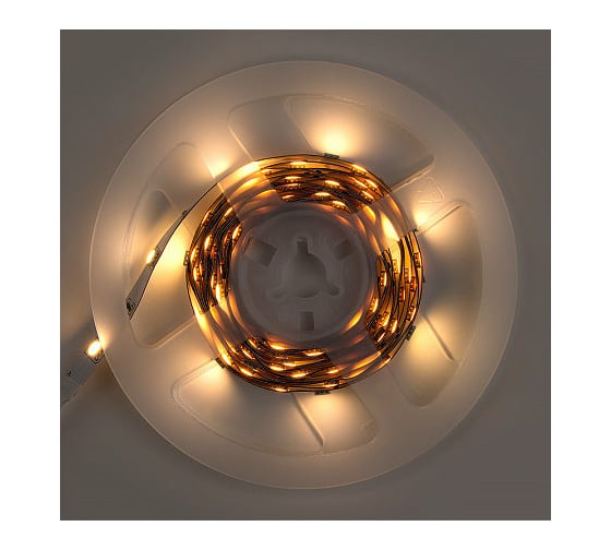 Лента светодиодная General Lighting Systems GLS-5050-30-7.2-12-IP20-PRO-3-3-KIT, 3 метра с адаптером, 7,2Вт/м, 12В, SMD5050, 10мм, 30 диодов/м, 12 Лм/чип, IP20, 3000К - теплый белый 501621