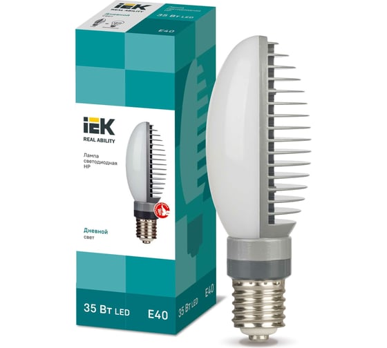 Лампа IEK LED HP 35Вт 120град 230В 5000К E40 поворотный цоколь LLE-HPR-035-230-50-E40