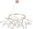 Подвесная люстра Crystal lux EVITA SP45 D GOLD/TRANSPARENT 1