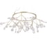 Подвесная люстра Crystal lux EVITA SP45 D GOLD/TRANSPARENT 2