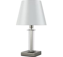 Настольная лампа Crystal lux NICOLAS LG1 NICKEL/WHITE