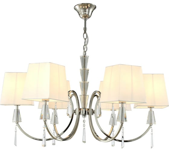 Подвесная люстра Crystal lux MARSELA SP-PL6 NICKEL