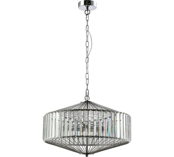 Подвесная люстра Crystal lux FIESTA SP5 CHROME/TRANSPARENTE