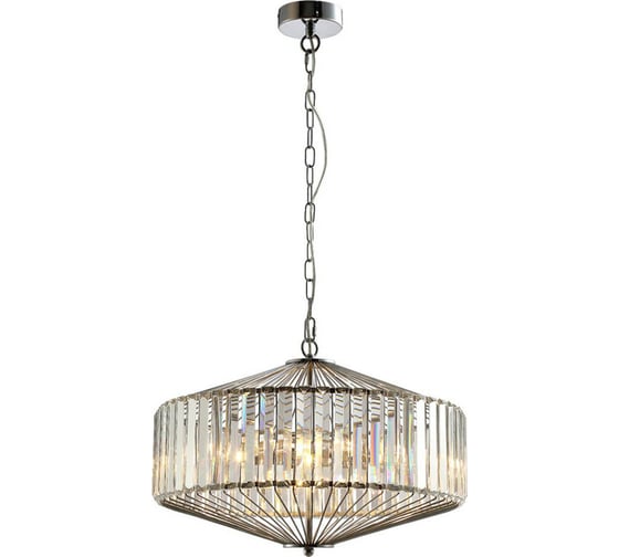 Подвесная люстра Crystal lux FIESTA SP5 CHROME/TRANSPARENTE