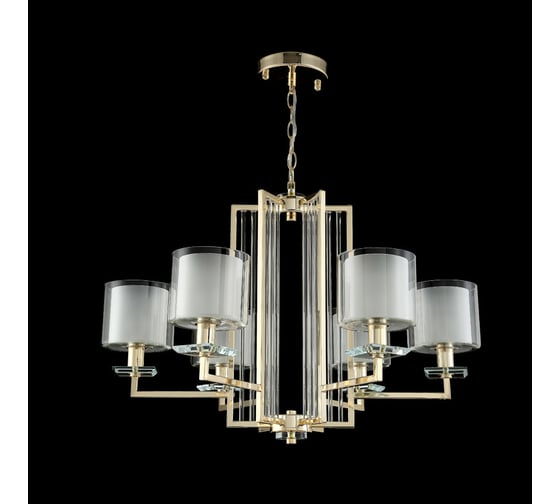 Подвесная люстра Crystal lux NICOLAS SP-PL6 GOLD/WHITE