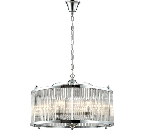 Подвесная люстра Crystal lux TADEO SP6 D600 CHROME/TRANSPARENTE