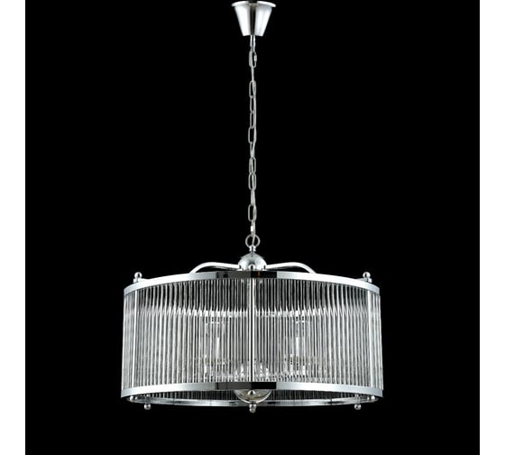Подвесная люстра Crystal lux TADEO SP6 D600 CHROME/TRANSPARENTE