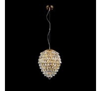 Подвесной светильник Crystal lux CHARME SP4 GOLD/TRANSPARENT