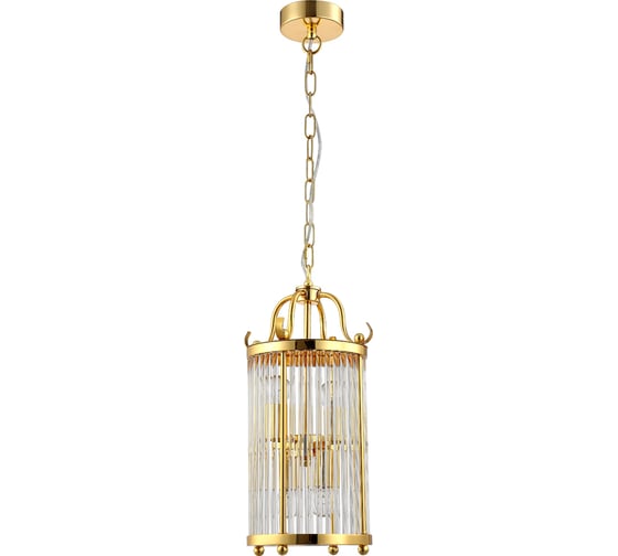 Подвесной светильник Crystal lux TADEO SP4 D200 GOLD/TRANSPARENTE