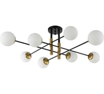 Потолочная люстра Crystal lux FIDEL PL8 BLACK