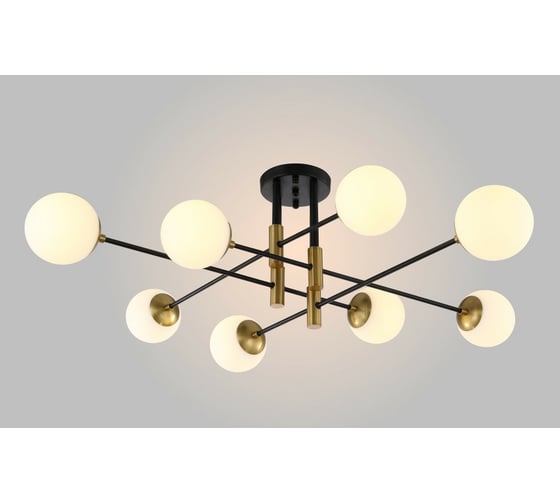 Потолочная люстра Crystal lux FIDEL PL8 BLACK