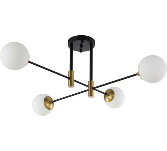 Потолочная люстра Crystal lux FIDEL PL4 BLACK 1