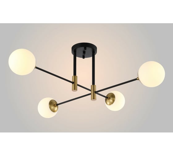 Потолочная люстра Crystal lux FIDEL PL4 BLACK