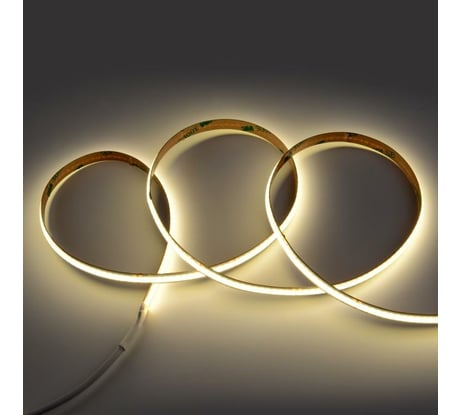 Лента светодиодная GLS-COB-320-8-24-IP20-4 24В 8Вт/м 320диодов/м 900Лм/м IP20 4500К-нейтрально-белый 5м General Lighting Systems 502911