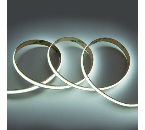 Лента светодиодная General Lighting Systems GLS-COB-320-8-24-IP20-6, 5 метров, 8Вт/м, 24В, 8мм, 320 диодов/м, 900Лм/м, IP20, 6500К - холодный белый 502921