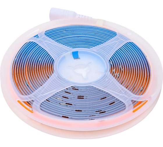 Лента светодиодная General Lighting Systems GLS-COB-320-8-24-IP20-P, 5 метров, 8Вт/м, 24В, 8мм, 320 диодов/м, 900Лм/м, IP20, розовый 502311