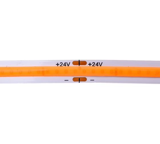 Лента светодиодная General Lighting Systems GLS-COB-320-8-24-IP20-P, 5 метров, 8Вт/м, 24В, 8мм, 320 диодов/м, 900Лм/м, IP20, розовый 502311