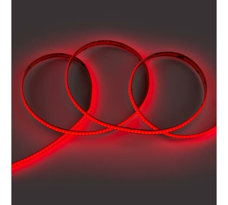 Светодиодная лента General Lighting Systems 5 м, 8Вт/м, 24В, COB320, 8мм, 1600 диодов, IP20, красный GLS-COB-320-8-24-IP20-R 502211