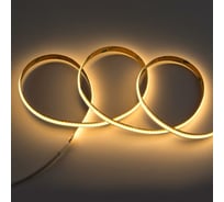 Лента светодиодная General Lighting Systems GLS-COB-384-10-24-IP20-3, 5 метров, 10Вт/м, 24В, 8мм, 384 диодов/м, 1100 Лм/м, IP20, 3000К - теплый белый 502902